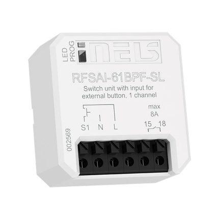 Switch unit with the inputs for external buttons RFSAI-61BPF-SL